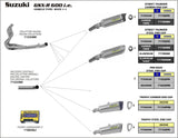 Arrow Exhaust Headers for Suzuki GSXR 600 750 2006-2010 4:2:1 Stainless for Arrow Silencers 71334mi