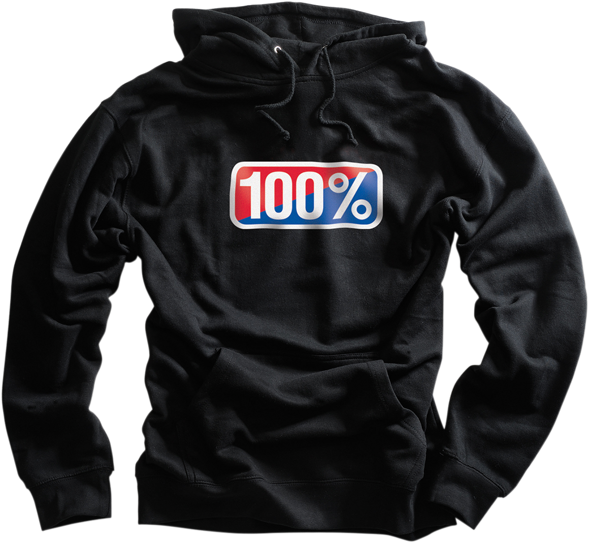 100% Classic Hoodie - Black - XL 20029-00033