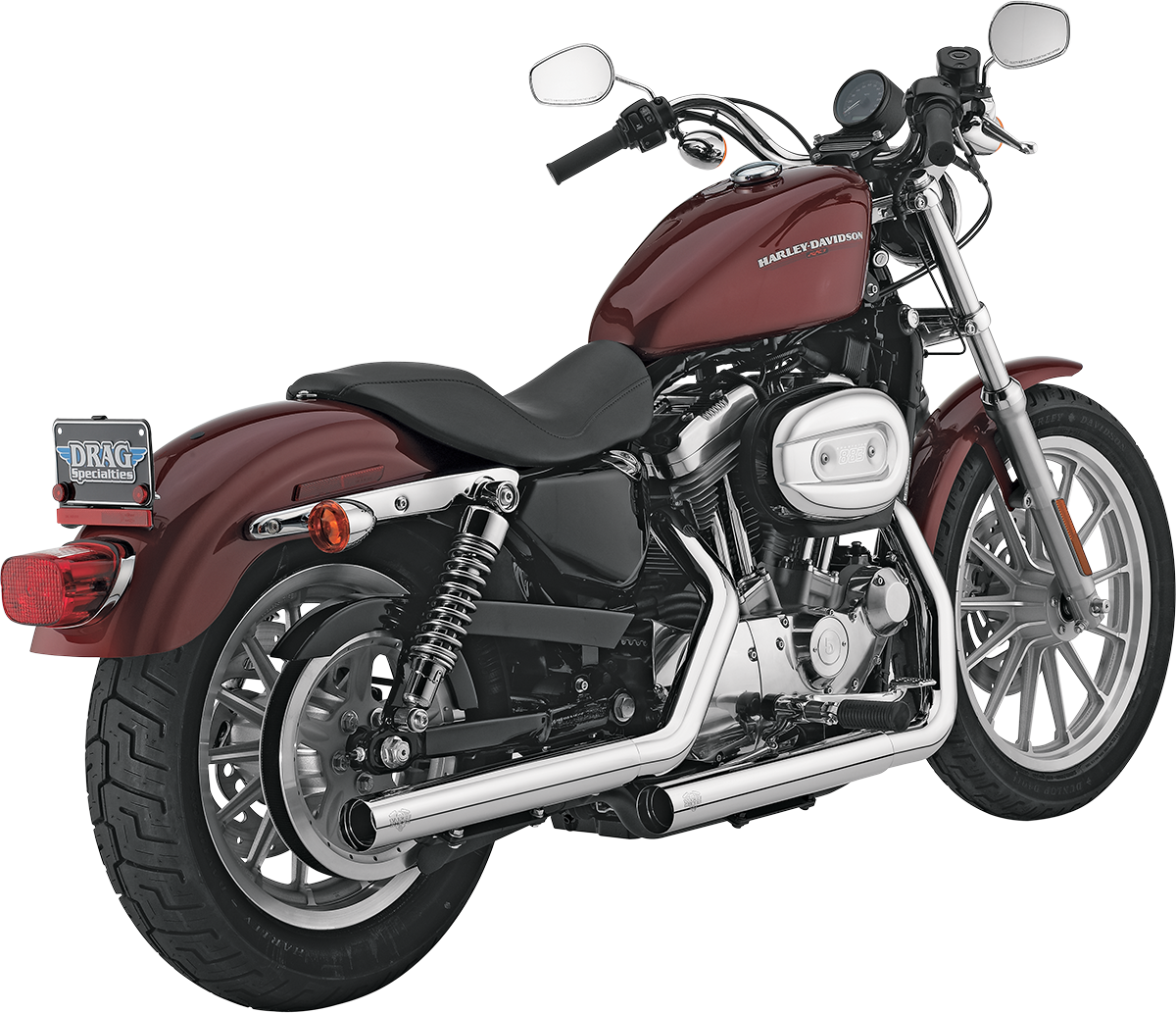 Vance & Hines Exhausts for Harley Sportster 2004-2013, 2 1/2" Straightshots Mufflers HS Slip-On