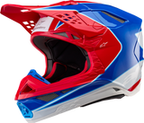 ALPINESTARS Supertech M10 Motorcycle Helmet - Aeon - MIPS® - Gloss Bright Red/Blue - XS 8301923-3017-XS