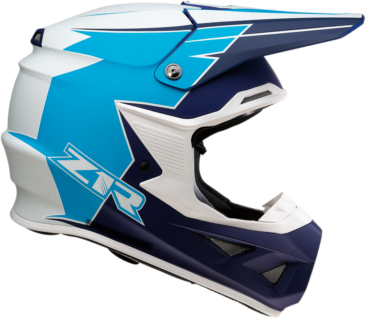 Z1R F.I. Motorcycle Helmet - MIPS - Hysteria - Blue/White - Small 0110-6433