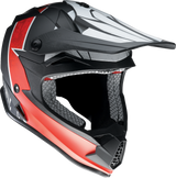 Z1R Youth F.I. Motorcycle Helmet - Fractal - MIPS - Matte Black/Red - Small 0111-1517