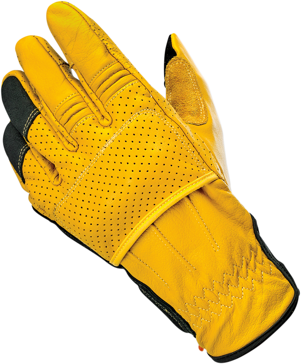 BILTWELL Borrego Gloves - Gold/Black - Large 1506-0701-304