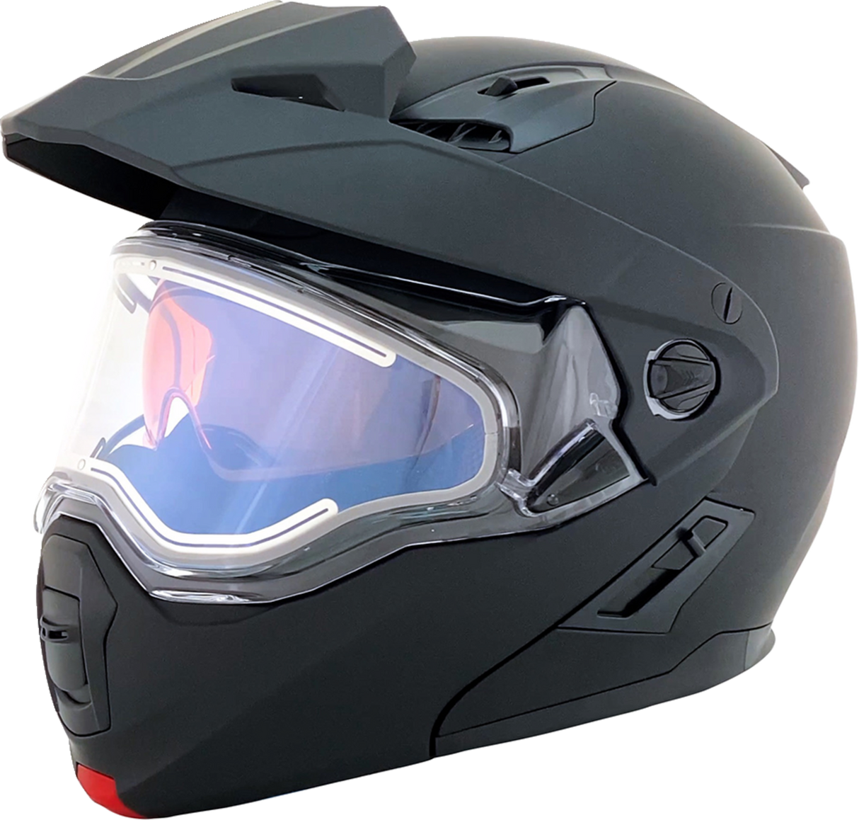 AFX FX-111DS Snow Motorcycle Helmet - Electric - Matte Black - Small 0120-0799