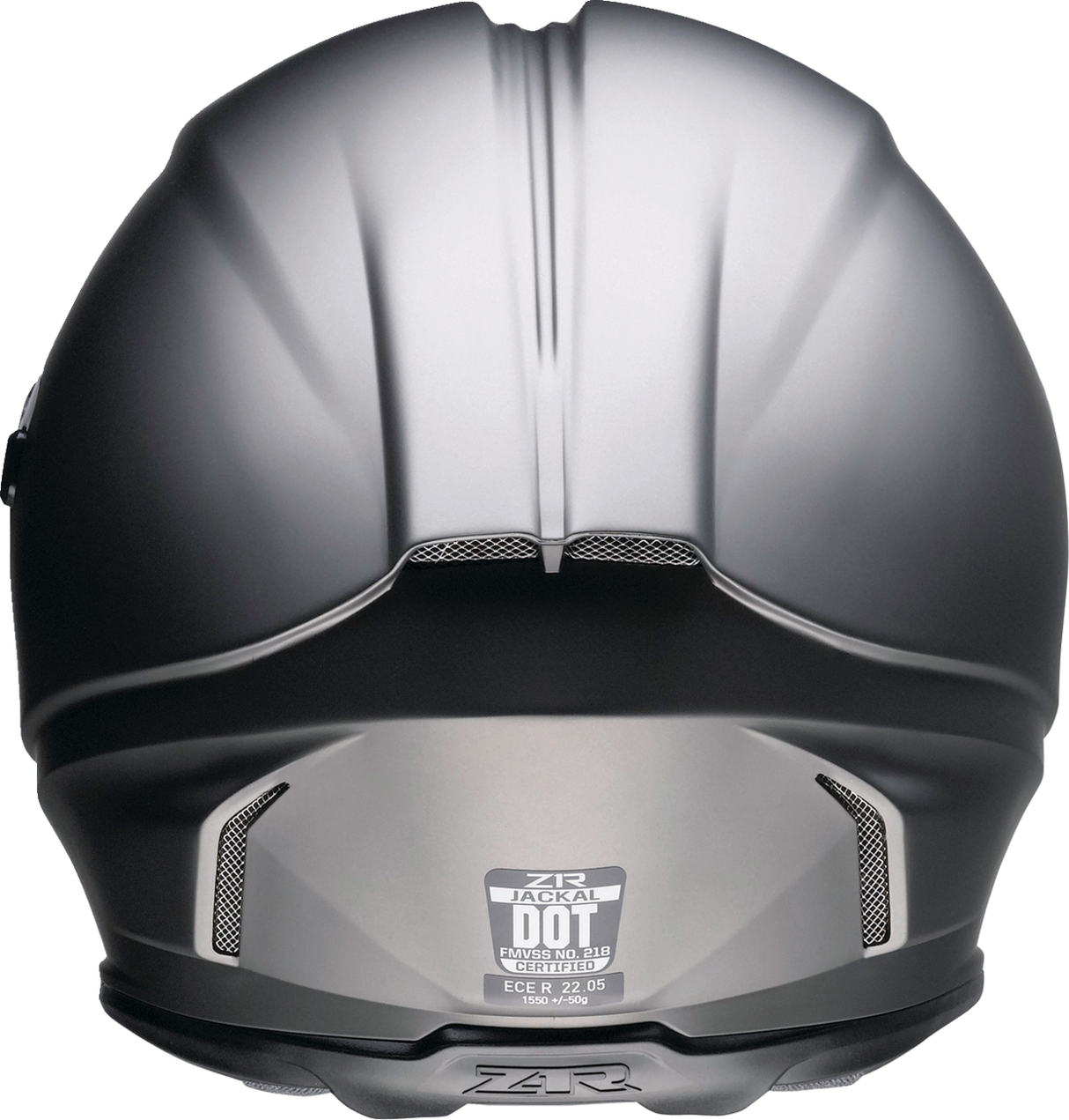 Z1R Jackal Motorcycle Helmet - Satin - Titanium - Small 0101-14836