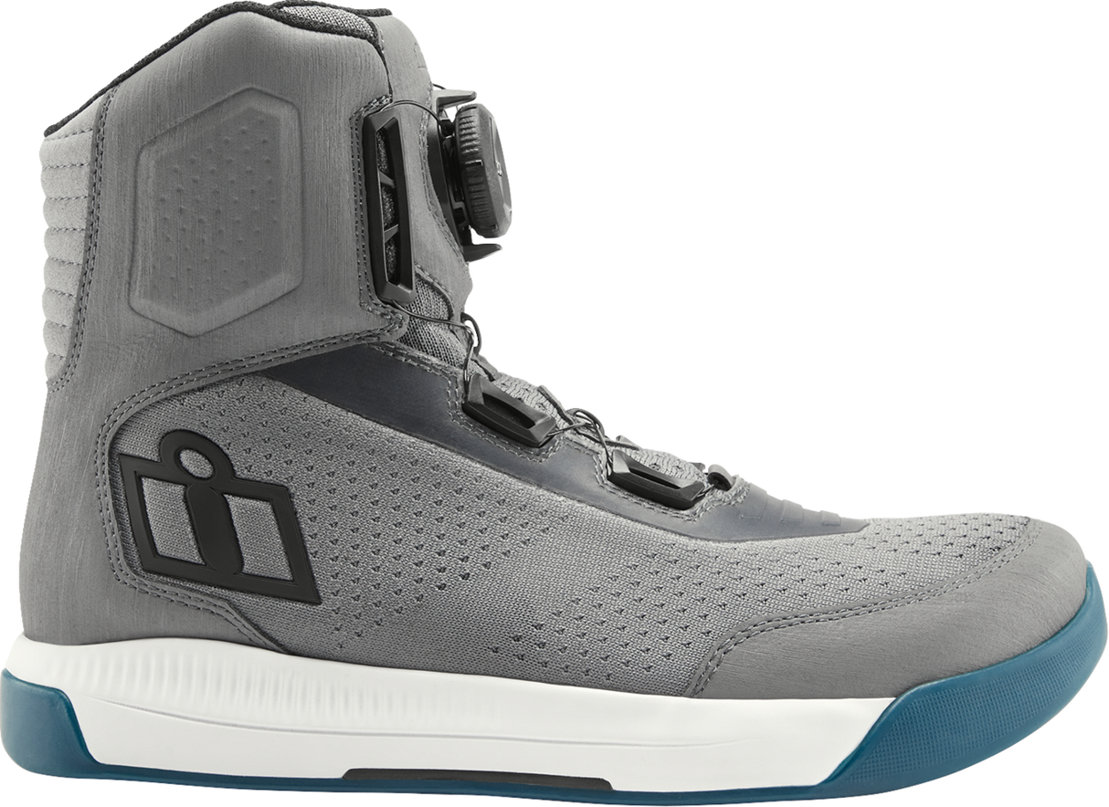 ICON Overlord™ Vented CE Boots - Gray - Size 9 3403-1271