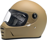 BILTWELL Lane Splitter Motorcycle Helmet - Flat Coyote Tan - XS 1004-214-101