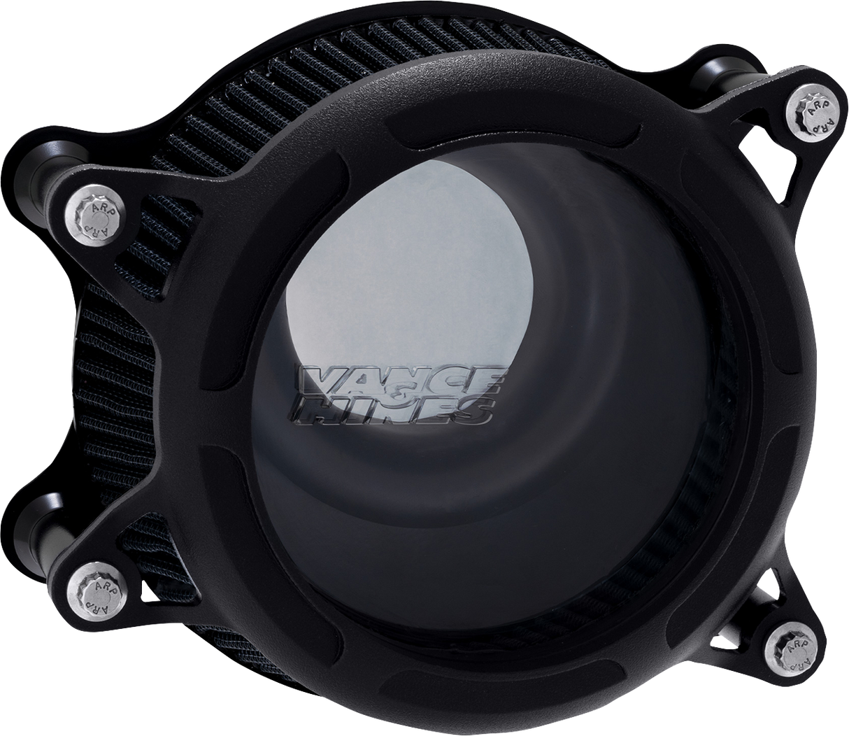 VANCE & HINES VO2 Insight Air Cleaner - Black Wrinkle 41073