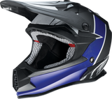 Z1R Youth F.I. Motorcycle Helmet - Fractal - MIPS - Matte Black/Blue - Small 0111-1511