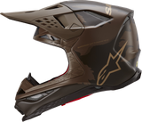 ALPINESTARS Supertech M10 Motorcycle Helmet - Squad - MIPS® - Dark Brown/Gold - Small 8302823-839-SM