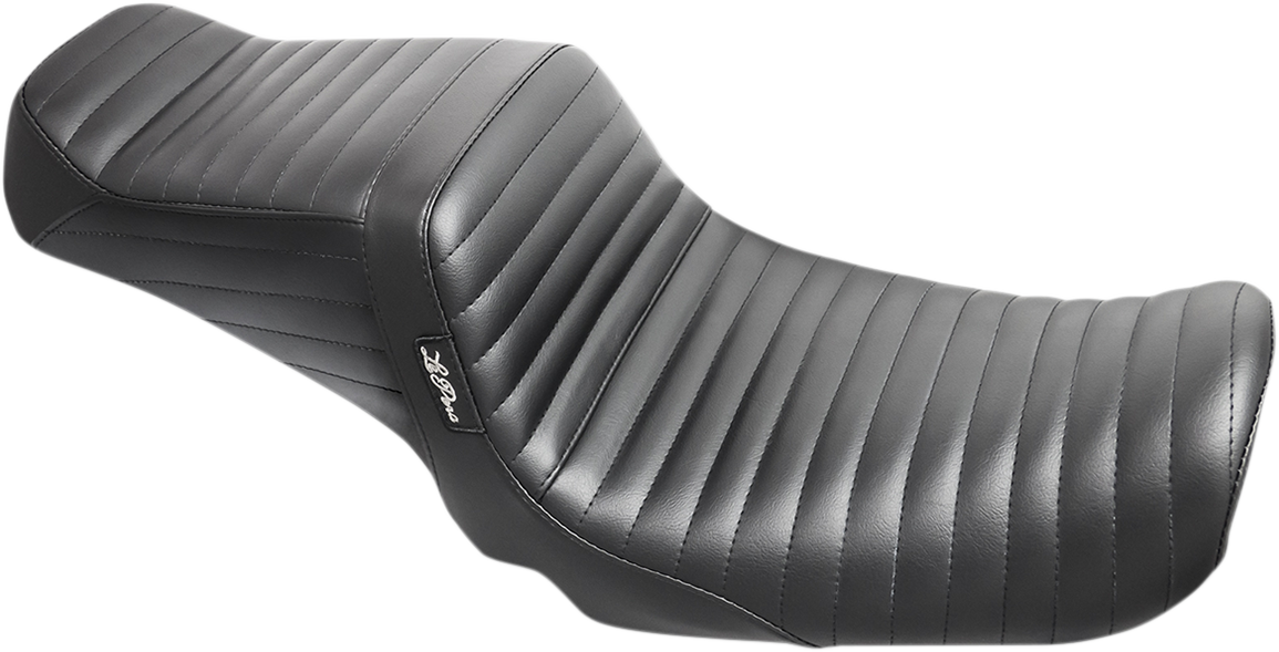 LE PERA Tailwhip Seat - Pleated - Black - FXD '06-'17 LK-581PT