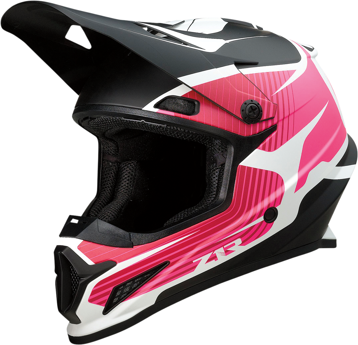 Z1R Rise Motorcycle Helmet - Flame - Pink - Small 0110-7257