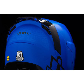 OPEN BOX NEW ICON Airflite™ Motorcycle Helmet - Jewel - MIPS® - Blue - Small 0101-14191