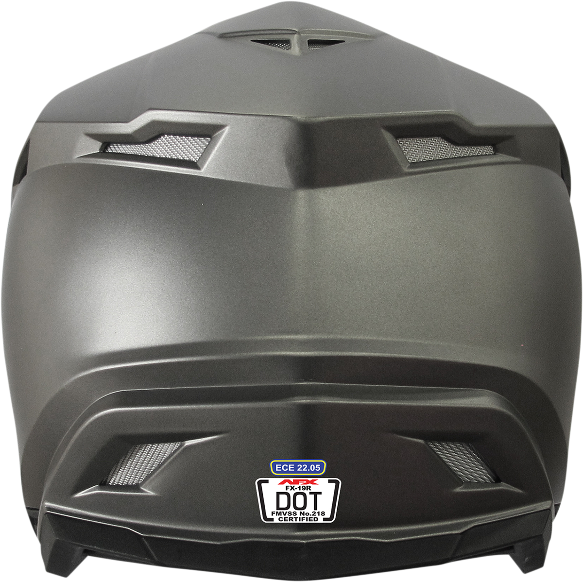 AFX FX-19R Motorcycle Helmet - Frost Gray - Large 0110-7054