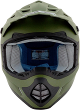 AFX FX-17 Motorcycle Helmet - Flat Olive Drab - Small 0110-4447