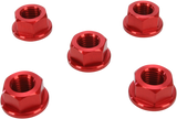 DRIVEN RACING Aluminum Sprocket Nuts - Red - M10 x 1.25 DSN5RD