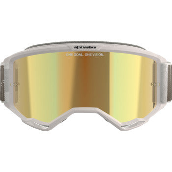 ALPINESTARS Goggles Vision 5 Goggles - Hollow - Wind - Gold Mirror  5102225-7311