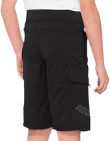 100% Youth Ridecamp Shorts - Black - US 26 40033-00002