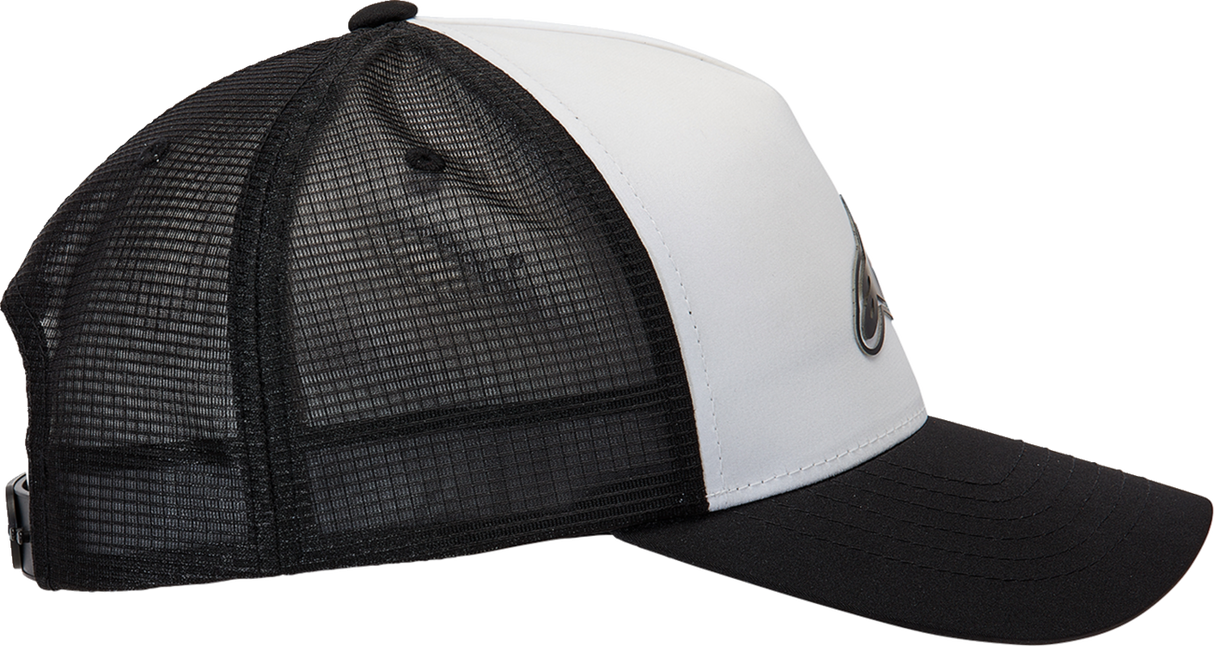 ALPINESTARS Advantage Tech Trucker Hat - White/Black - One Size 1212811602010OS