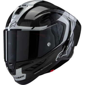 ALPINESTARS Supertech R10 Motorcycle Helmet - Element - Carbon/Silver/Black - Large 8200324-1368-L