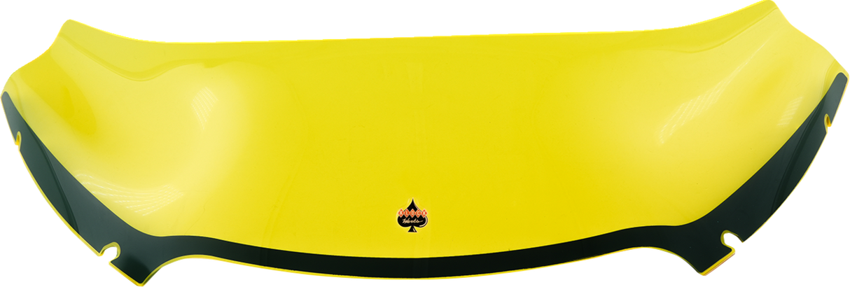 KLOCK WERKS Kolor Flare™ Windshield - 6" - Yellow Ice - FLTR KWW-01-0629