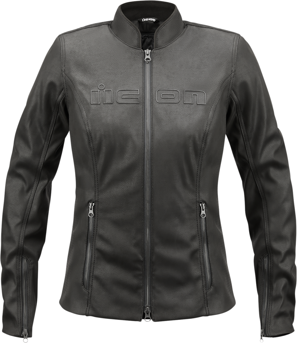 ICON Women's Tuscadero2™ Jacket - Black - US Large 2822-1429