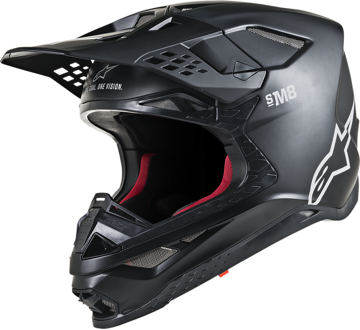 ALPINESTARS Supertech M8 Motorcycle Helmet - MIPS - Matte Black - Small 8300719-110-SM