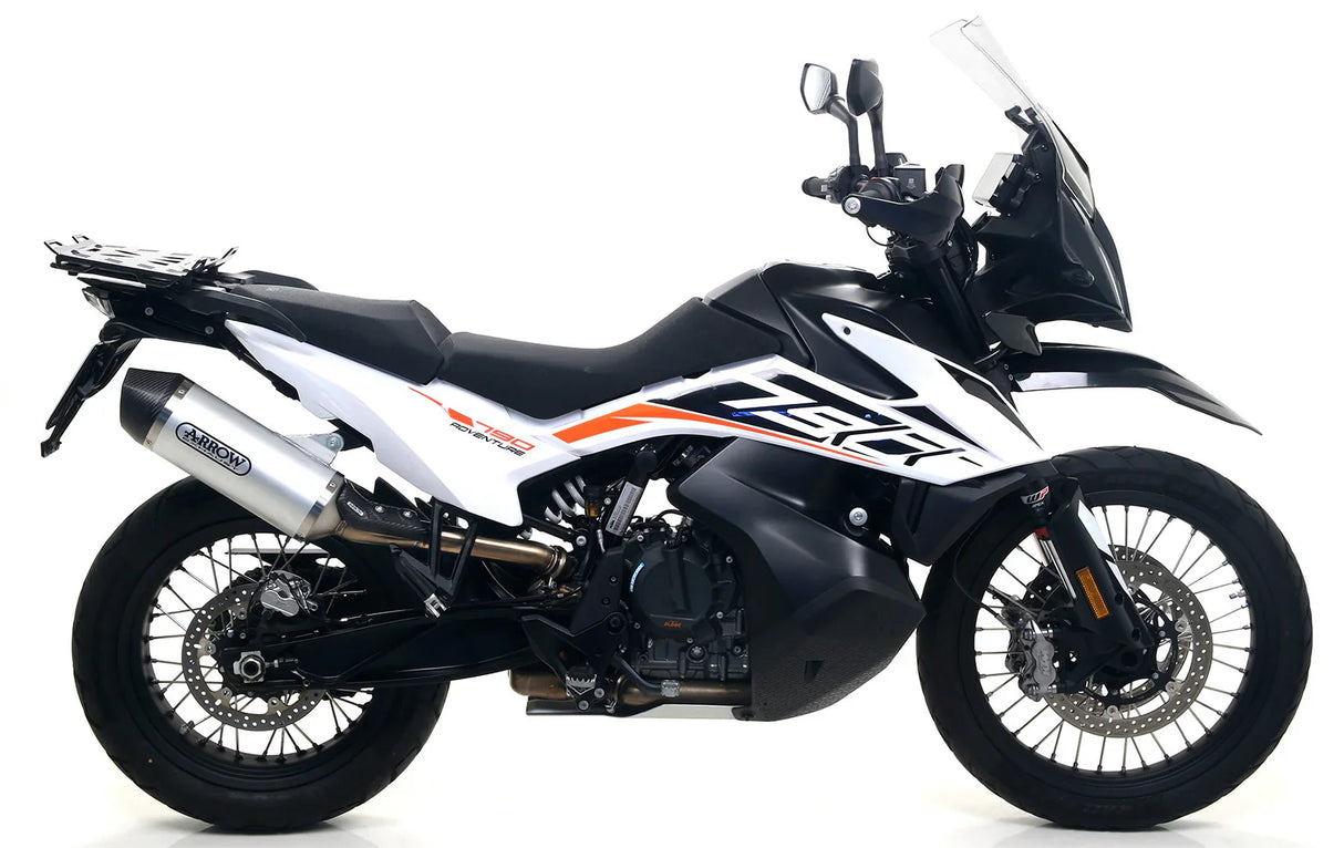 71904AK  Arrow Race-Tech Slip-on Exhaust, Aluminum for KTM 790/890 Adventure / R 19024