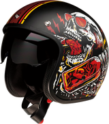 Z1R Saturn Motorcycle Helmet - Devil Made Me - Black/Red - Small 0104-2817