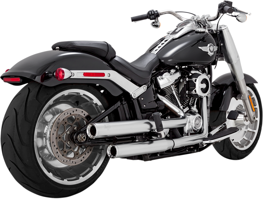 VANCE & HINES Eliminator 300 Mufflers - Satin Chrome 16722