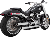 VANCE & HINES Eliminator 300 Mufflers - Satin Chrome 16722