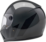 BILTWELL Lane Splitter Motorcycle Helmet - Storm Gray Inertia - XS 1004-569-501