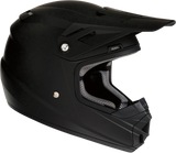 Z1R Youth Rise Motorcycle Helmet - Flat Black - Large 0111-1158