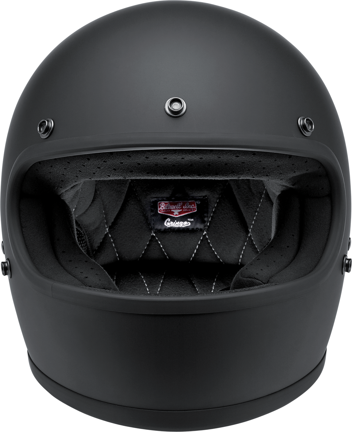 BILTWELL Gringo Motorcycle Helmet - Flat Black - Large 1002-201-104