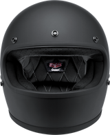 BILTWELL Gringo Motorcycle Helmet - Flat Black - Large 1002-201-104