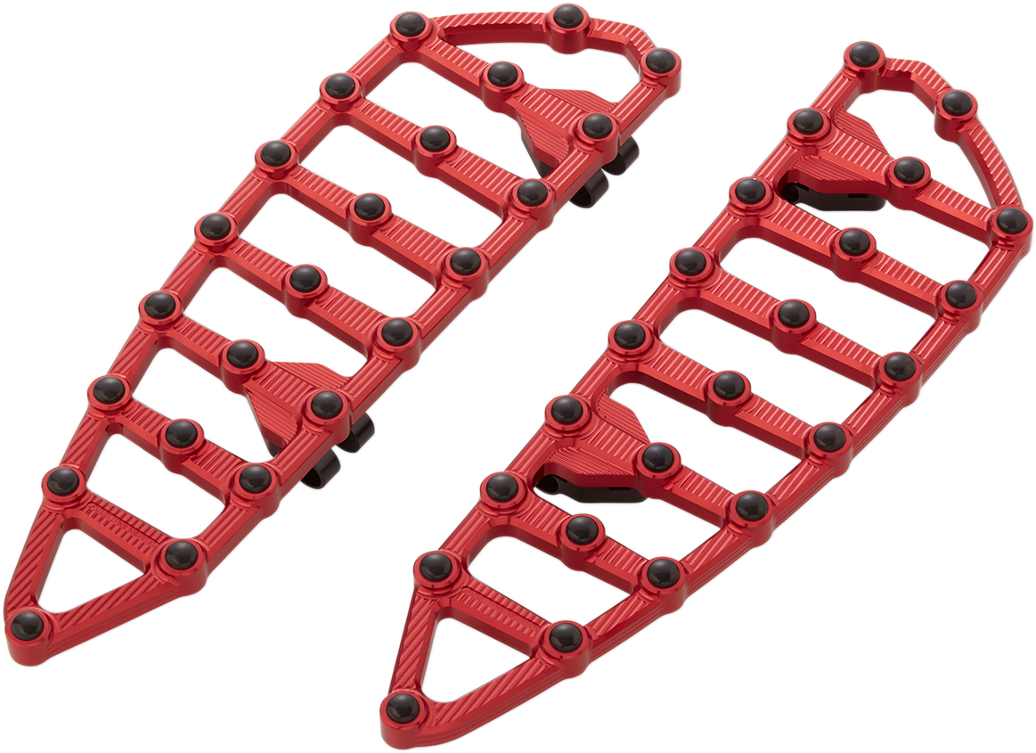 ARLEN NESS MX Driver Floorboards - Red 06-893