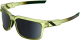 100% Type-S Sunglasses - Olive - Black Mirror 61032-296-61