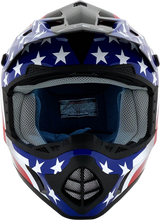 AFX FX-17 Motorcycle Helmet - Flag - Black - XS 0110-2368