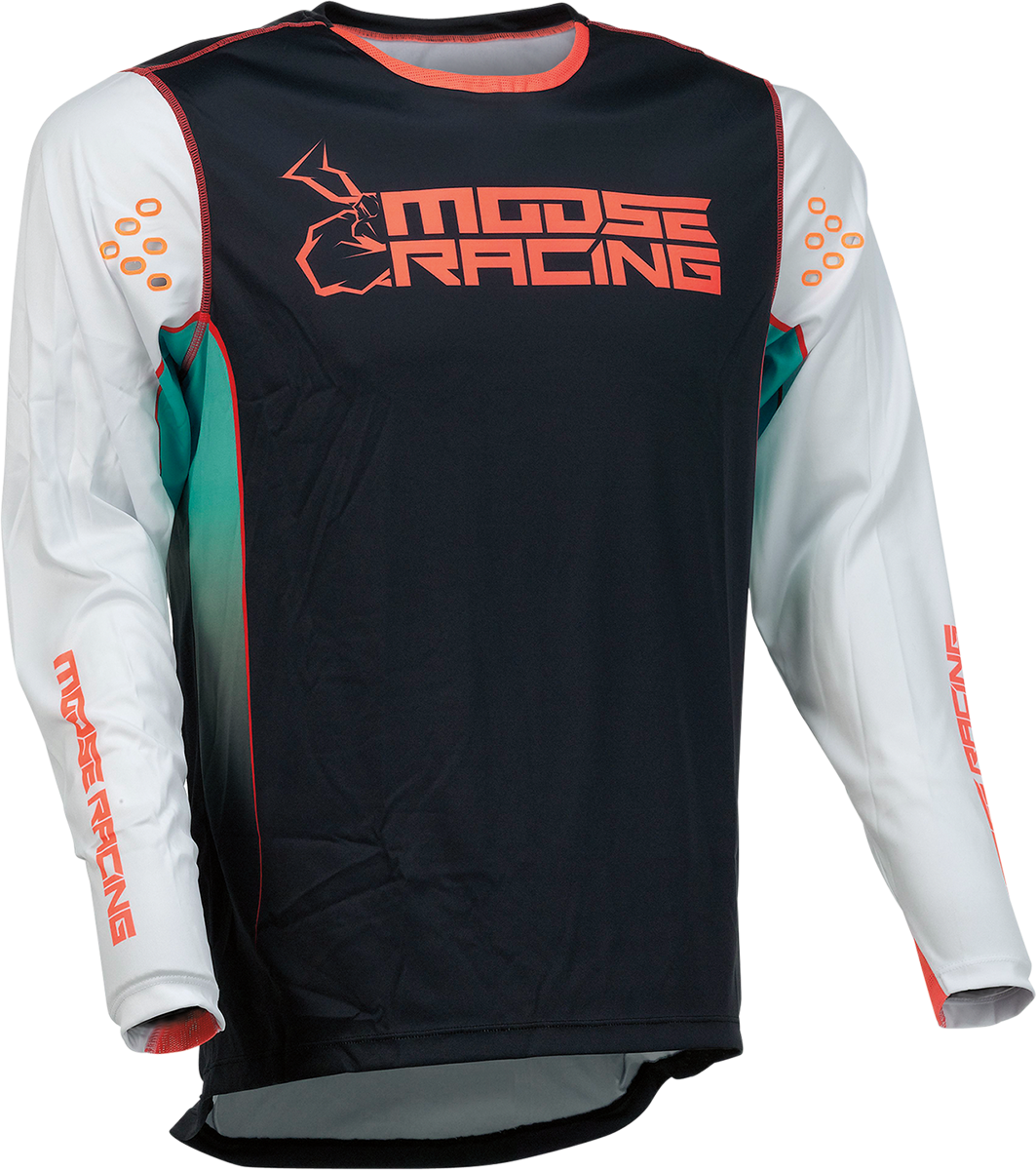 MOOSE RACING Agroid Jersey - Teal/Black - Small 2910-6994