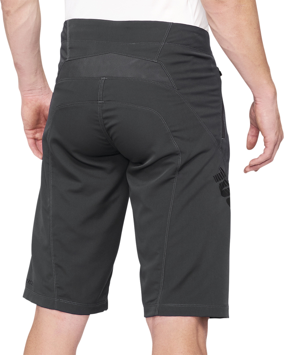 100% Airmatic Shorts - Charcoal - US 34 40021-00017