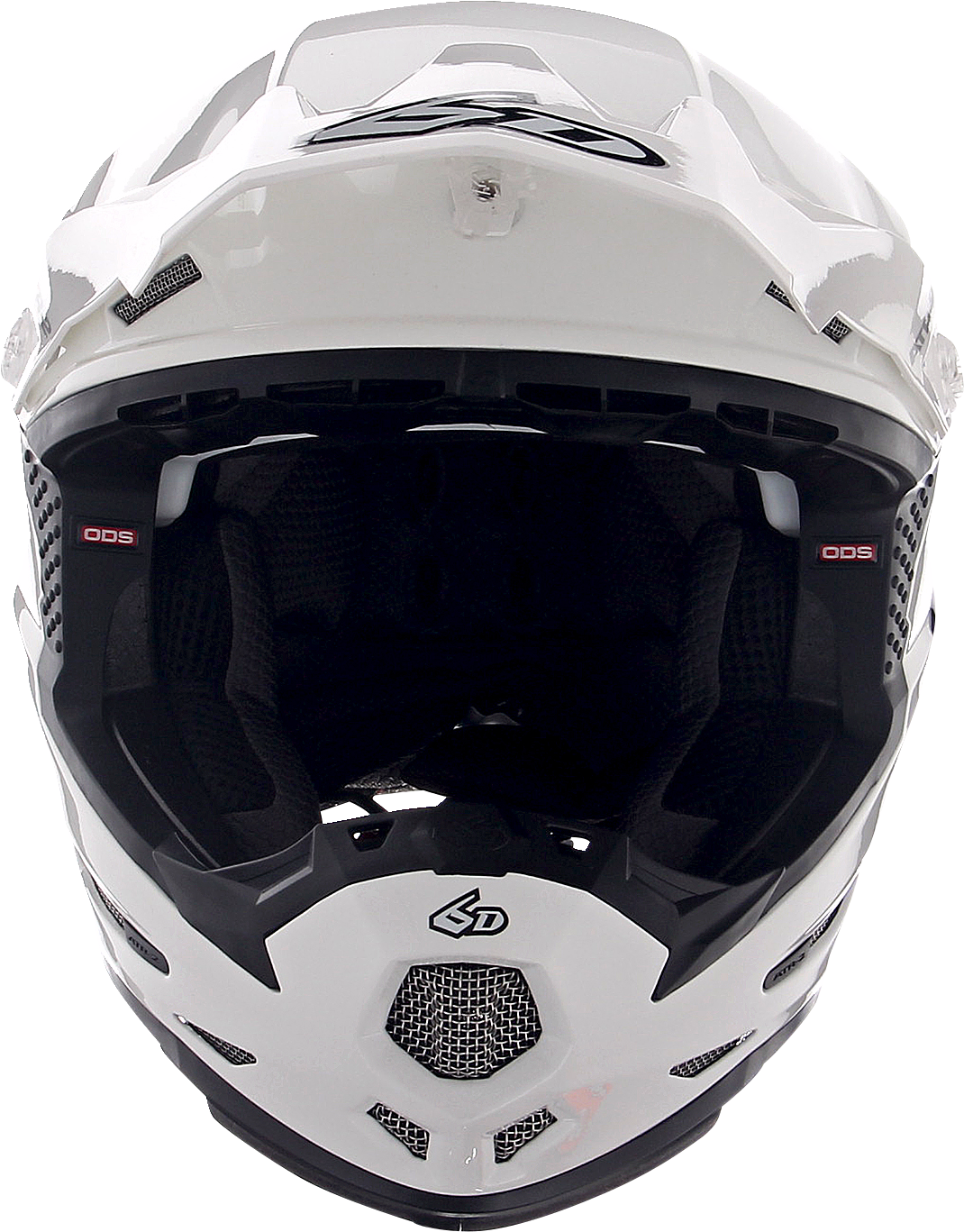 6D ATR-2Y Motorcycle Helmet - Gloss White - Large 11-5612