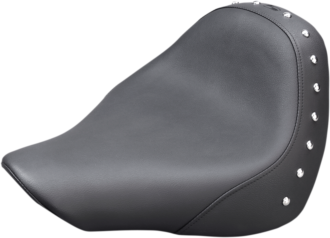 SADDLEMEN Seat - Renegade Solo - Black - Studded 818-27-001