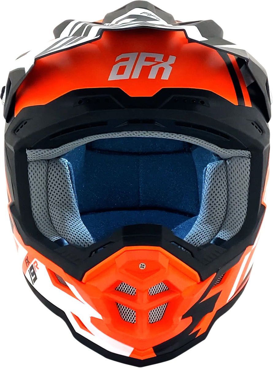 AFX FX-19R Motorcycle Helmet - Racing - Matte Orange - Large 0110-7085