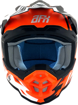 AFX FX-19R Motorcycle Helmet - Racing - Matte Orange - Large 0110-7085