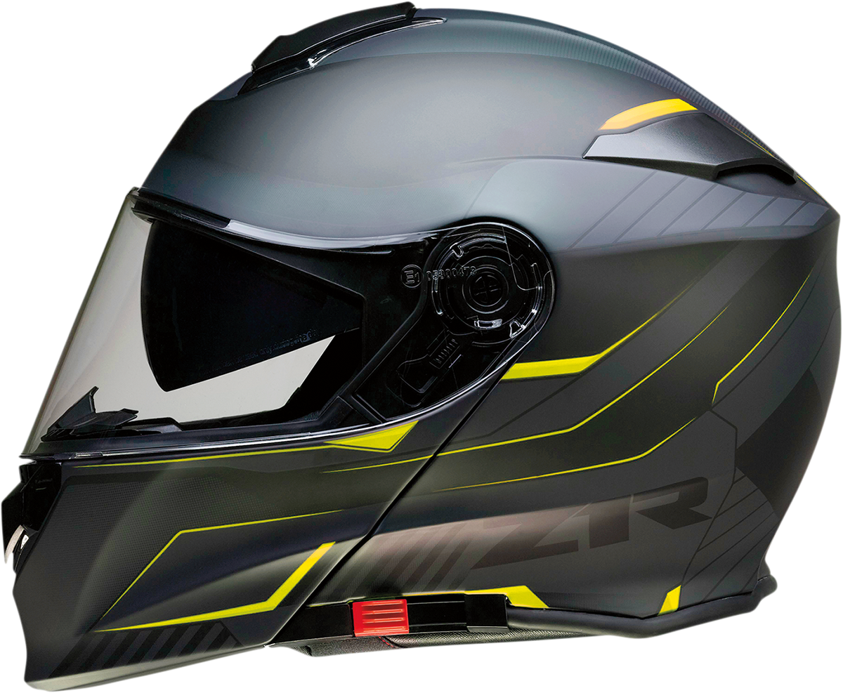 Z1R Solaris Motorcycle Helmet - Scythe - Black/Hi-Viz - Large 0100-2043