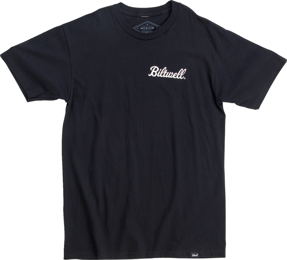 BILTWELL Badge T-Shirt - Black - Small 8101-074-002