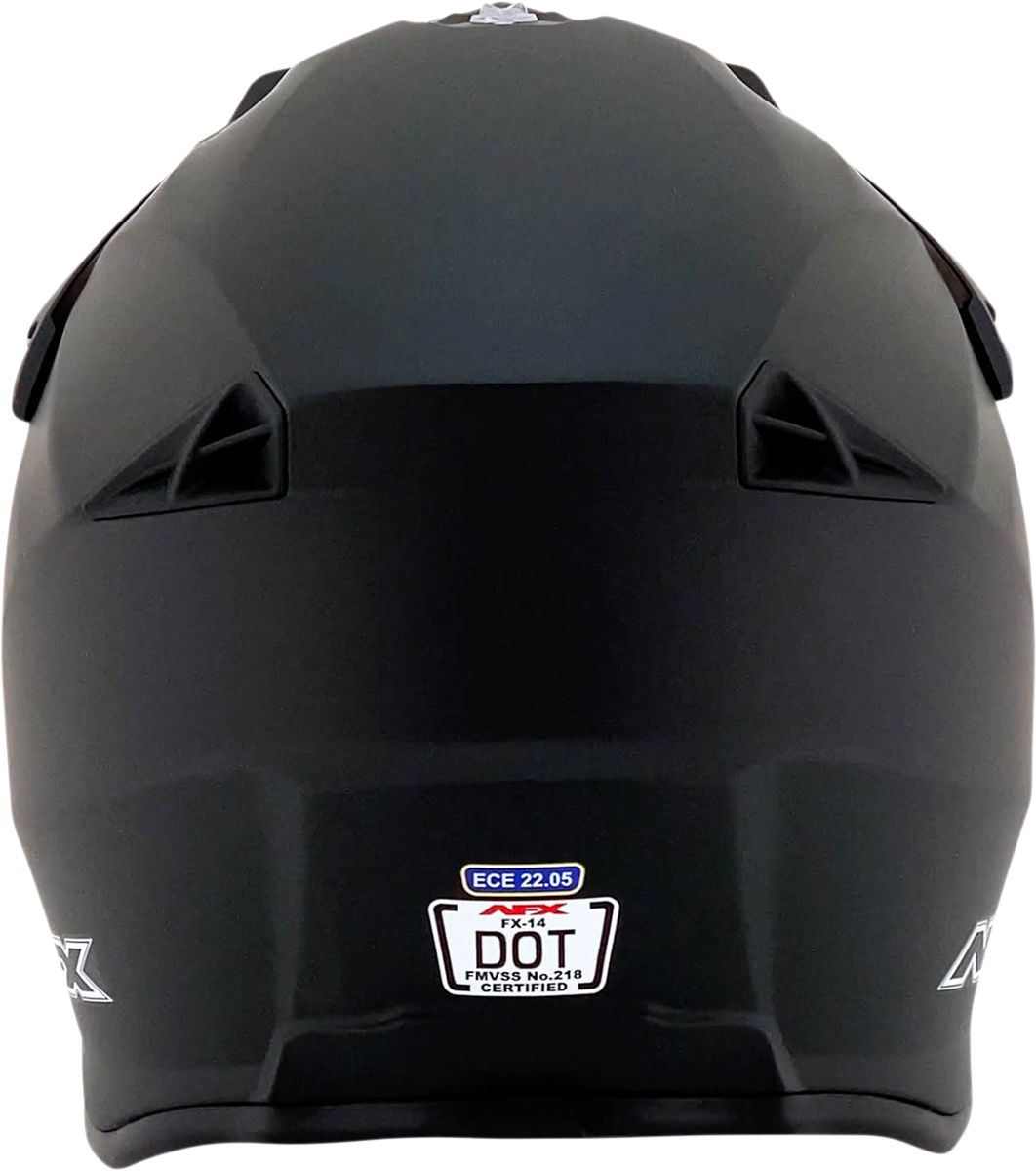 AFX FX-14 Motorcycle Helmet - Matte Black - XS 0110-7027