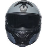 AGV Tourmodular Motorcycle Helmet - Textour - Matte Black/Gray - 2XL  211251F2OY1002X