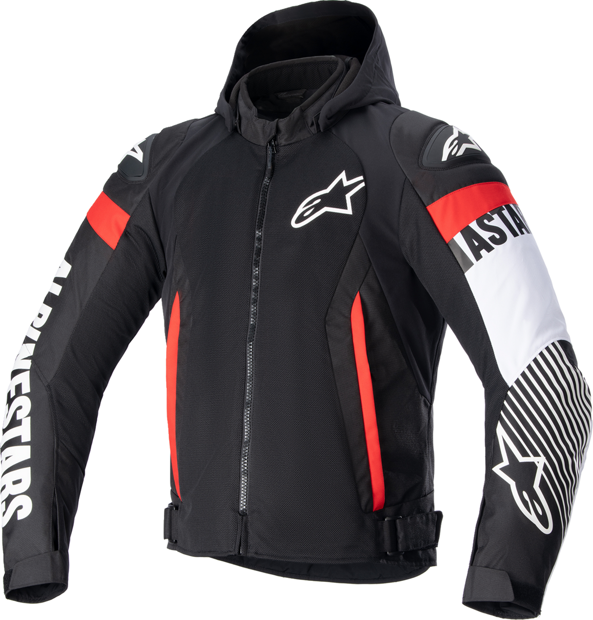 ALPINESTARS Zaca Air Jacket - Black/White/Red - Small 3306423-1231-S