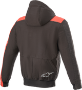 ALPINESTARS Rhod Windstopper Hoodie - Black/Gray/Red - Medium 4200420-1123-M